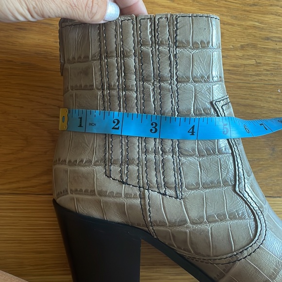 GANNI Animal Print Western Boots 37 - Picture 11 of 12